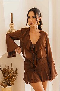 Blusa Marbella Marrom