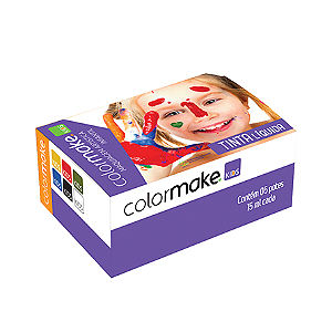 Tinta Líquida Infantil Caixa (6 cores)