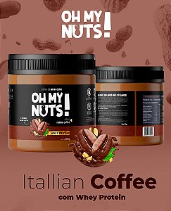 Creme De Amendoim Com Italian Coffee + Whey Protein 500g