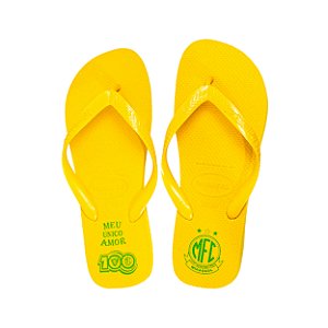 Chinelo Havaianas Adulto Oficial Mirassol FC 2025 - Amarelo