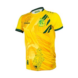 Camisa Oficial  Aquecimento Mirassol FC 2025 - Amarela
