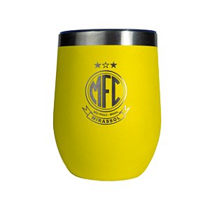 Copo Térmico Inox com Tampa Acrílica Oficial Mirassol FC - 2025