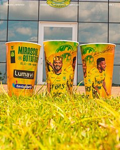 Copo de Jogo Oficial Mirassol FC - 550ml - Jogo Mirassol X Bota Fogo
