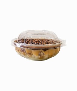 Mini Saladeira c/ Lacre Tampa Alta 300 ml  c/ 100