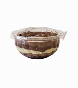 Mini Saladeira c/ Lacre Tampa Baixa 450 ml  c/ 100