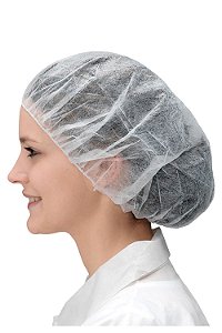 Touca Descartável em Polipropileno C/ 100 Unidades