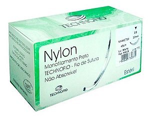 NYLON 30  45CM C/AG 30MM  ESTERIL C/24