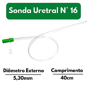 SONDA URETRAL N.16 C/10