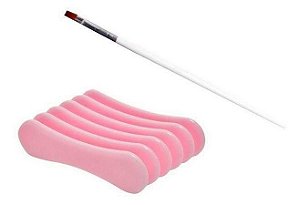 Porta Pincel Grade Rose