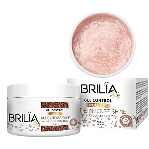 Brilia Nails Gel Control Nude Intense Shine Molde F1 25gr