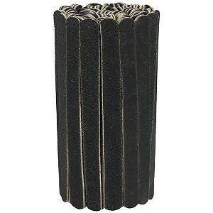 Lixa de Unha Pop Preta 16cm 100un
