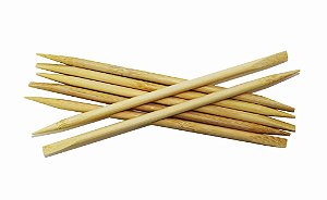 Palito Bambu Manicure Ponta e Chanfro 50und