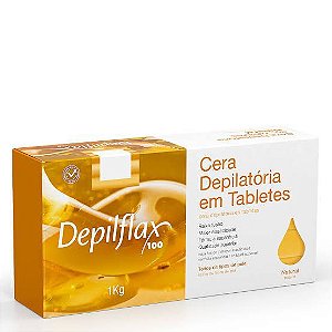 Depilflax Cera Depilatória Em Barra Natural 1kg