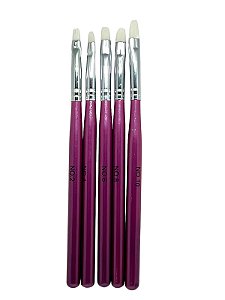 Pincel Para Gel Kit C/5 - Gel