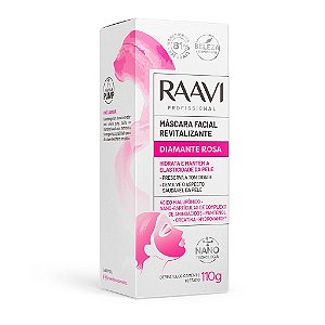 Raavi Máscara Facial Revitalizante Diamante Rosa 110g