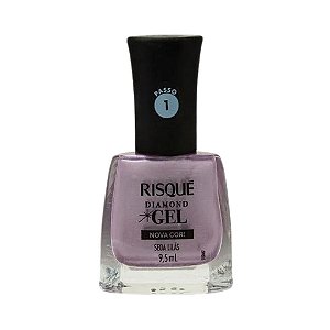 Esmalte Risque Diamond Gel Seda Lilás 9,5ml
