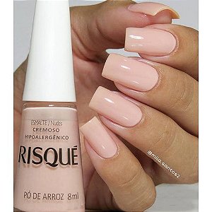 Esmalte Risqué Cremoso Pó de Arroz 8ml