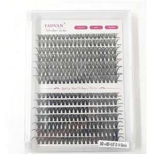 Cílios Fadvan Tufo Extensão Mix 0.07D 2 Em 1
