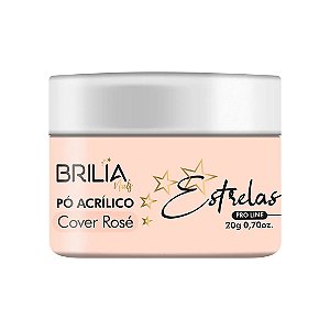 Brilia Nails Pó Acrílico Cover Rose 20gr