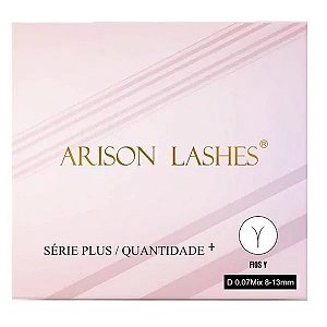 Cílios Arison Lashes Y 0.07D Série Plus Mix