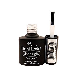 Real Love Top Coat Linha Light 8ml