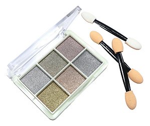 Pó Cromo 6 Cores – Sólido Metálico Espelho Glitter Unha 05#