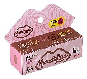 Menela Balm Hidratante Labial De Coco Menelalips Fps 8 - 3,2g