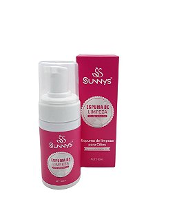 Cílios Pump Espuma Para Limpeza Cílios Sunnys 100ml