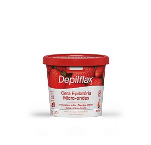 Depilflax Cera De Microondas Morango 100g