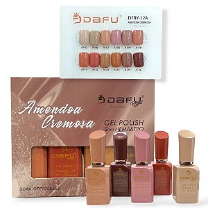Esmalte Em Gel Dafu 12 Cores - Amendoa EMRY-12A