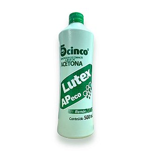 Acetona Cinco Lutex 500ml