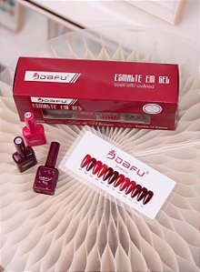 Esmalte Em Gel Dafu 12 Cores - Vemelho EM12-V1