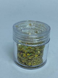 Decoração Glitter/lantejoulas Dourado