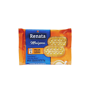 Biscoito Renata Maizena Sachê Mini 11g Caixa C/180 Unidades