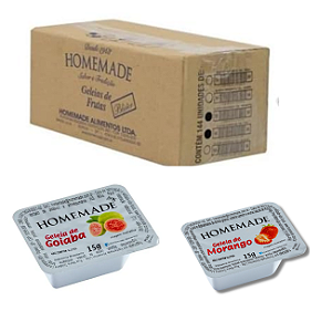 Geleia Mini Blisters Saches Cx 144 Unidades Morango/Goiaba