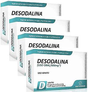 Desodalina - Combo com 4 Caixas (240 cápsulas)