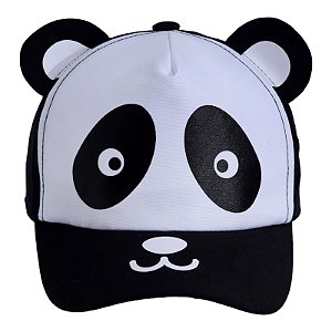 Boné Infantil Mascote Panda