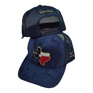 Boné Aba Curva Trucker Texas Over  Texas State