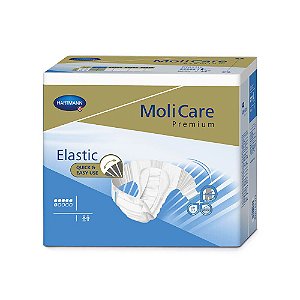 Fralda Adulto MoliCare Elastic Premium 6D Extra Plus - Hartmann - M (30 unidades)