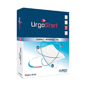 Curativo Matriz Cicatrizante TLC UrgoStart Contact 10x10cm - Urgo 600905