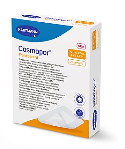 Curativo Filme Transparente com Compressa Absorvente Cosmopor - 10x12cm Un - Hartmann