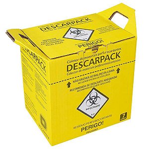 Caixa Coletora de Material Perfurocortante 7L - Descarpack
