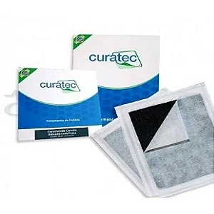 Curativo de Carvão Ativado com Prata 10 x 10cm - UN - Curatec