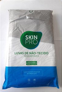 Luvas em Não-Tecido para Banho e Limpeza - 25un - SkinPro