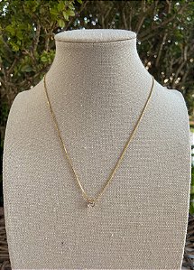 COLAR PONTO DE LUZ CORACAO P DOURADO