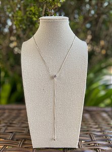 COLAR GRAVATIINHA PRATA CORACAO ZIRCONIA