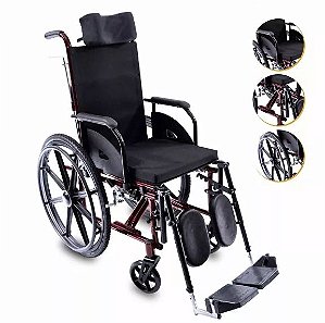 Cadeira De Rodas Com Apoio de Pés e Encosto Reclinável Tetra I Prolife -  Life Time Saúde