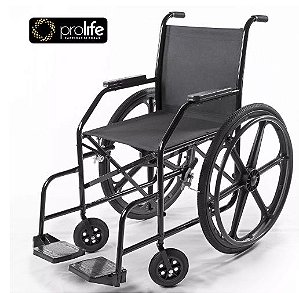 Cadeira de Rodas Pneu Maciço PL 001 - Prolife - Life Time Saúde