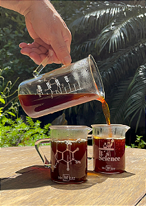 KIT 600ml - Jarra Béquer 600ml + 2 Canecas Béquer 150ml