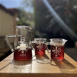 KIT LAB TIME - Jarra 500ml + 2 Canecas becker's 150ml